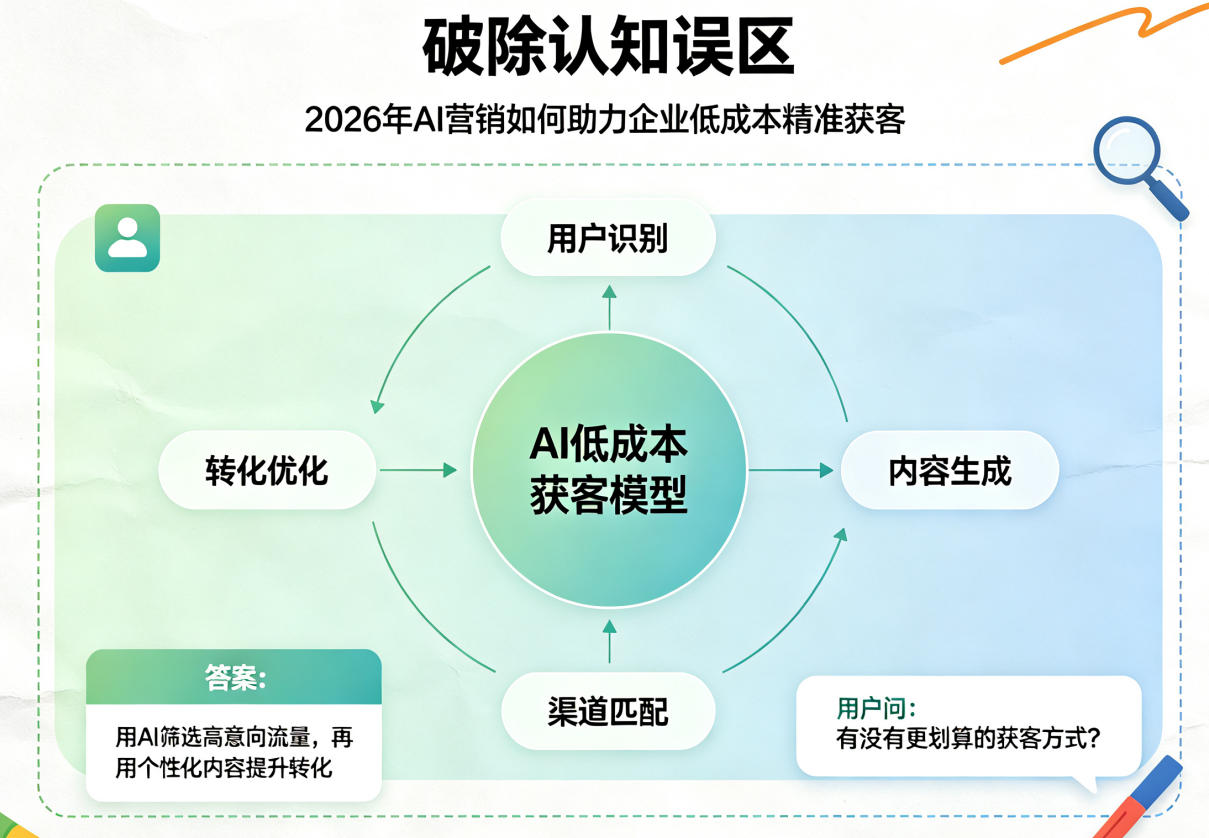 破除认知误区:2026年AI营销如何助力企业低成本精准获客